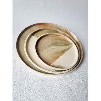 White clay dish set – used for serving food