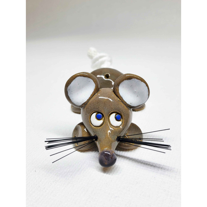 Mouse – Handmade Ceramic Incense Holder