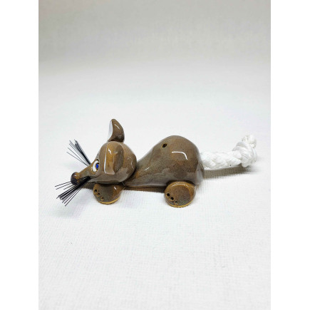 Mouse – Handmade Ceramic Incense Holder
