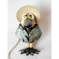 Crow with Hat – Handmade Ceramic Bell