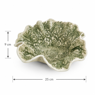 Handmade Ceramic Decorative Bowl – Floral Pattern