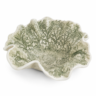 Decorative ceramic fruit bowl