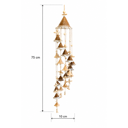 Hanging Clay Decoration – Boho Style Wind Chime