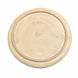 Minimalist ceramic serving plate