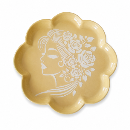molinuke.lt – Handmade Flower‑Shaped Platelet “Clay Dream”