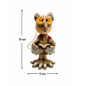 Ceramic Owl Bell – Handmade Decoration