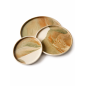 Handmade White Clay Dish Set, 3 pcs