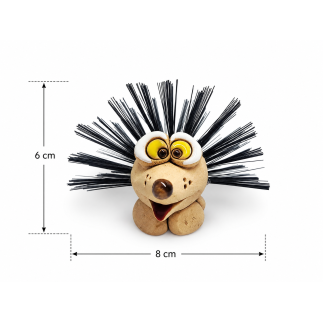 molinuke.lt – Handmade Hedgehog Figurine “Forest Heart”