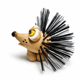 “Forest Heart” – Handmade Hedgehog Figurine